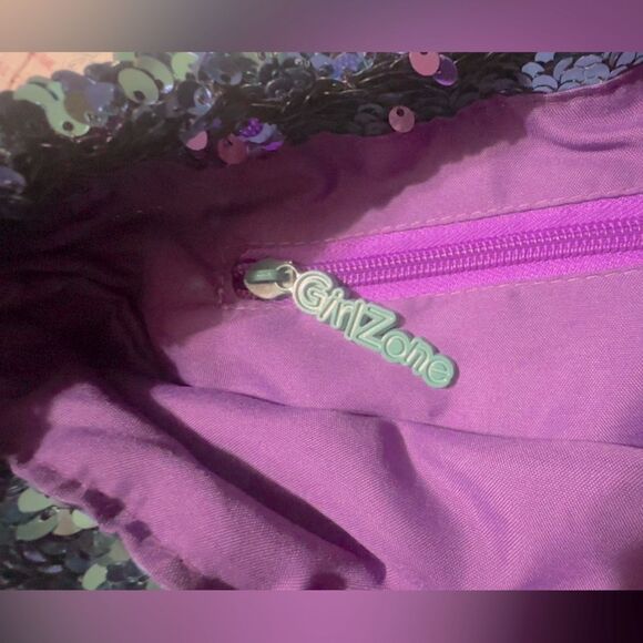 Mermaid Sequin Drawstring Bag & Crossbody Bag - Picture 9 of 9